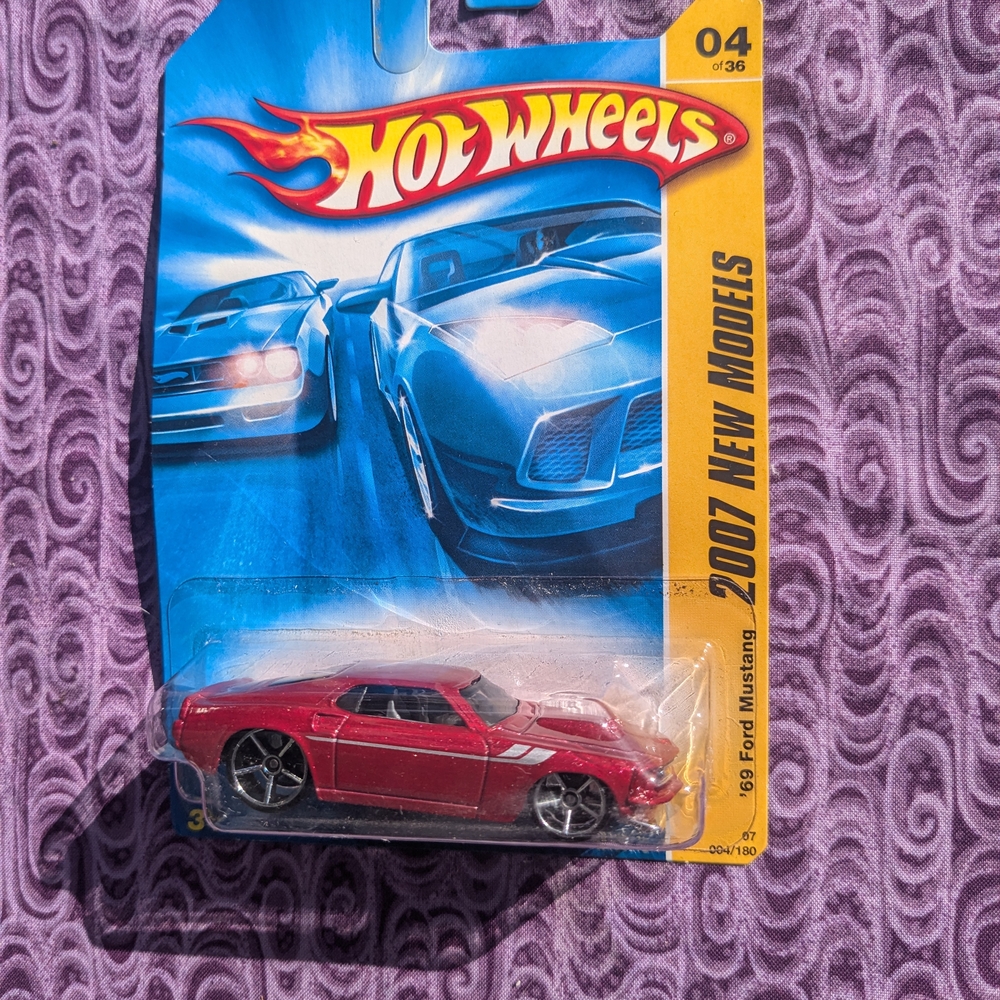 Red Hot Wheels Muscle Car Toy